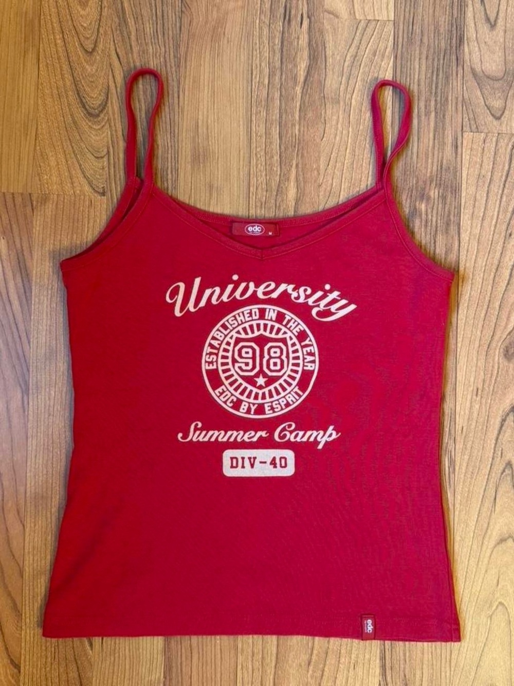 Y2K EDC by Espirit Red Tank Top